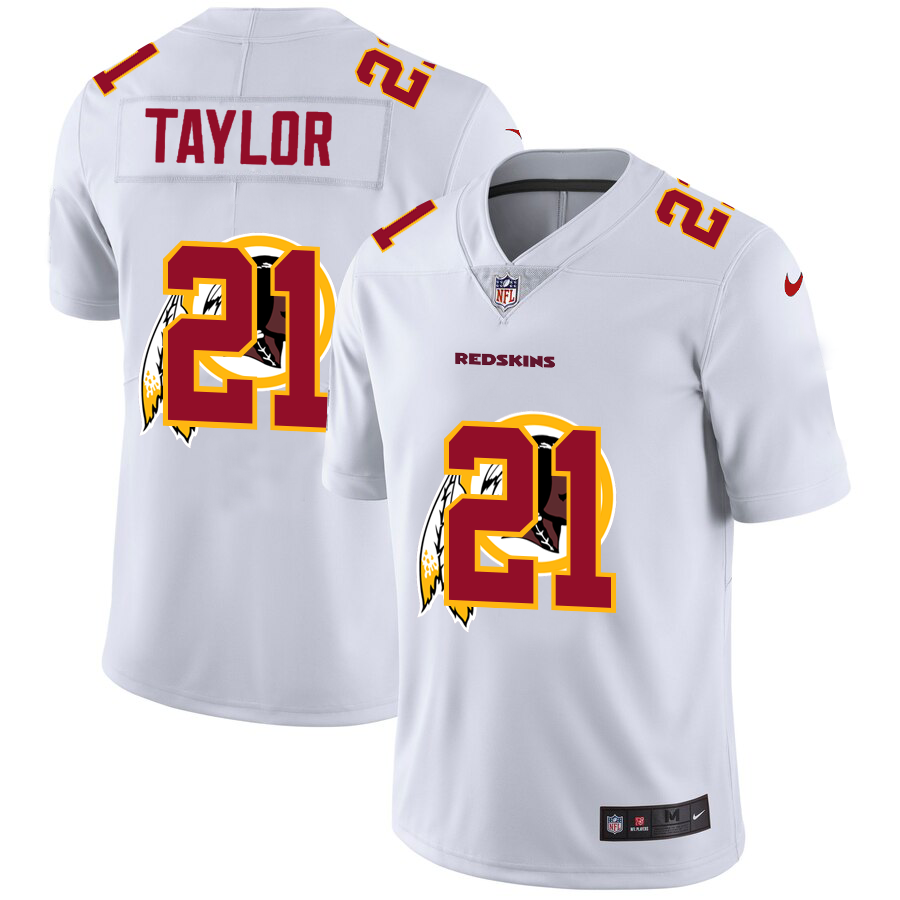 2020 New Men Washington Red Skins #21 Taylor white Limited NFL Nike jerseys
